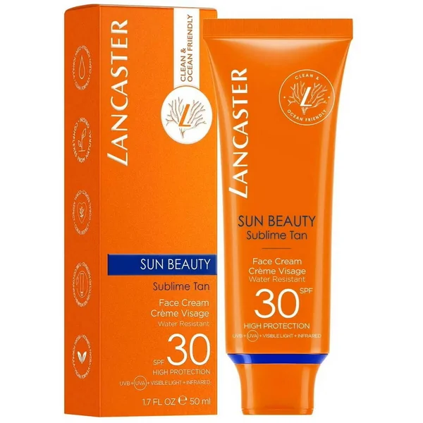 Crème Visage Velours Bronzage Lumineux Spf30 - Sun Beauty Lancaster Solaire