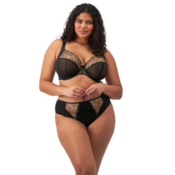 Culote noir échancrée Elomi