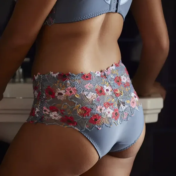 Culotte Arum Mosaïc Imprimé Fleurs Givrées multicolore Sans Complexe