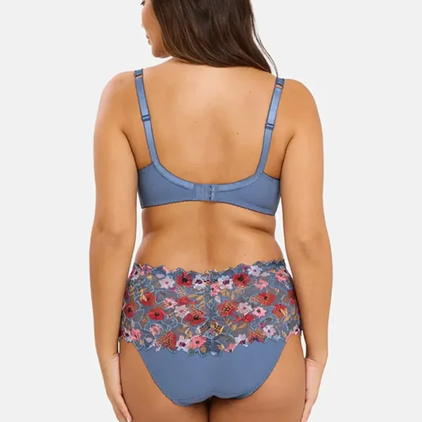 Culotte Arum Mosaïc Imprimé Fleurs Givrées multicolore Sans Complexe
