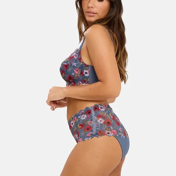 Culotte Arum Mosaïc Imprimé Fleurs Givrées multicolore Sans Complexe