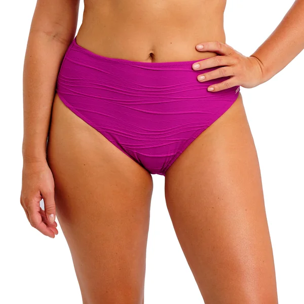 Culotte Bikini taille haute - Rose Fantasie Bain