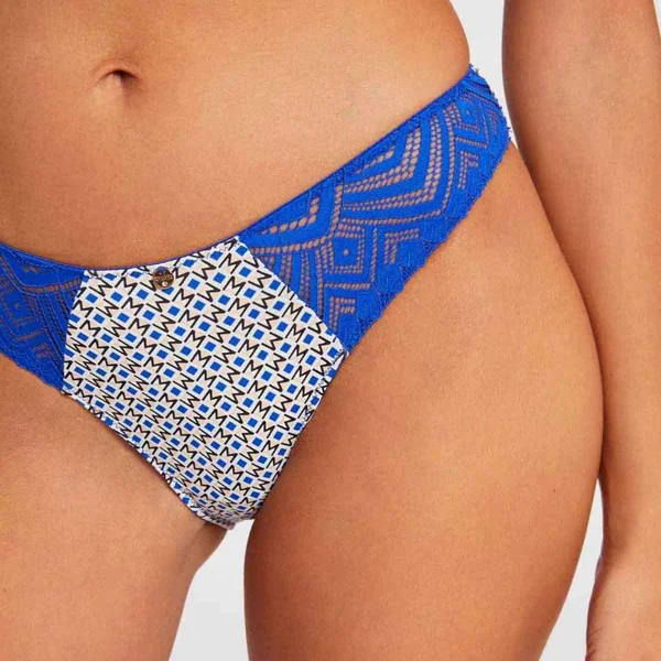 Culotte bleu Kim Morgan Lingerie
