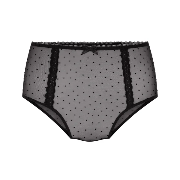 Culotte brésilienne Adeline taille haute - Noir