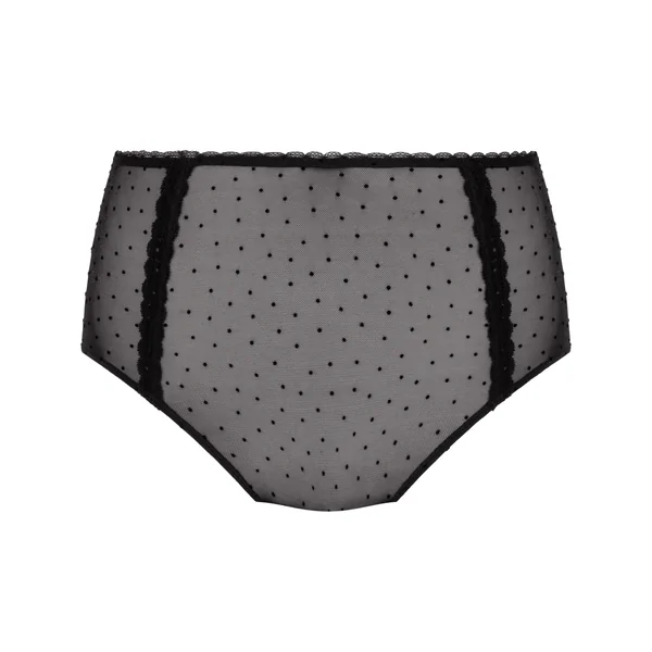 Culotte brésilienne Adeline taille haute - Noir