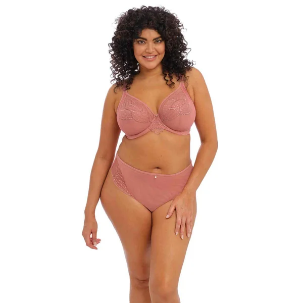 Culotte brésilienne avec Dentelle et Broderie en Perles - Elomi - Rose Elomi