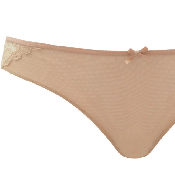 Culotte brésilienne - Beige en nylon Curvy Kate