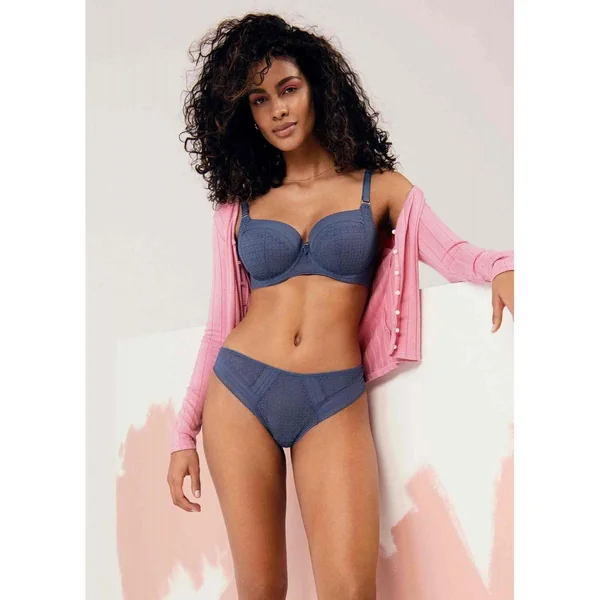 Culotte brésilienne - Bleue Freya Viva en nylon Freya