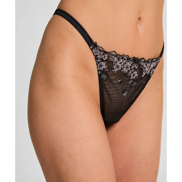 Culotte brésilienne Chloé - Noir