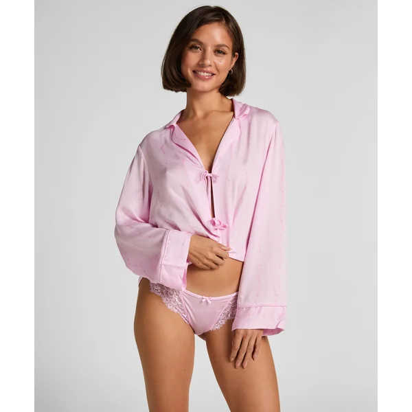 Culotte brésilienne jambe haute Caro - Rose