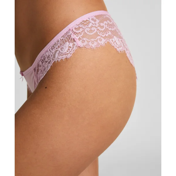 Culotte brésilienne jambe haute Caro - Rose
