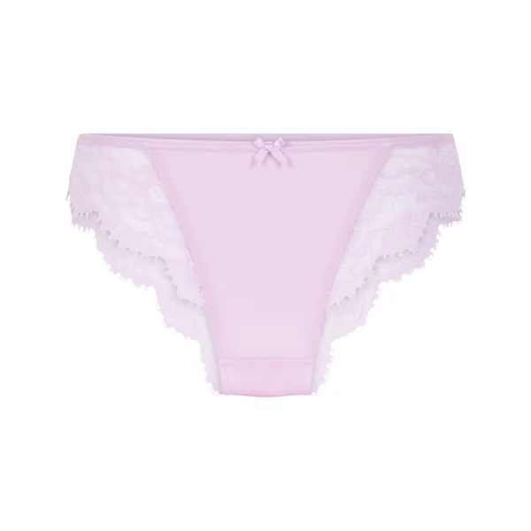 Culotte brésilienne jambe haute Caro - Rose