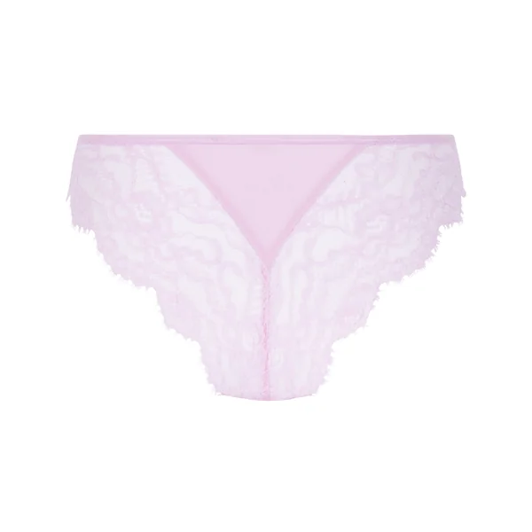 Culotte brésilienne jambe haute Caro - Rose