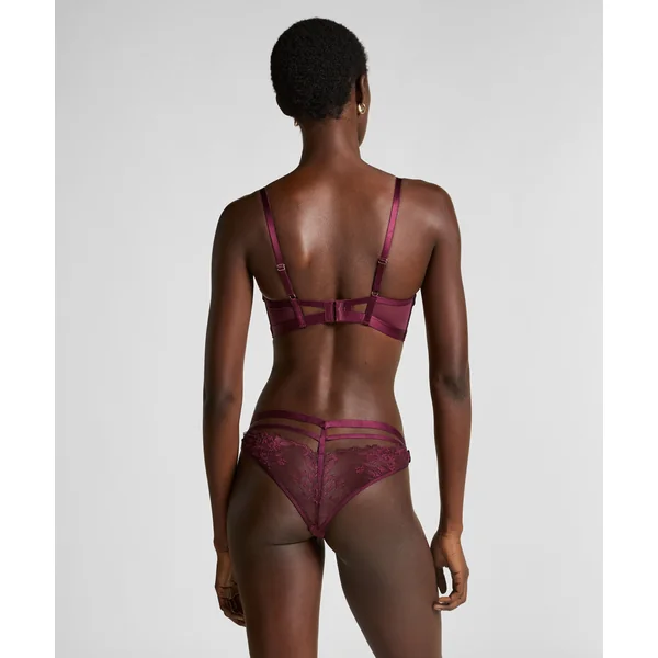 Culotte brésilienne jambes hautes Avela - Rouge