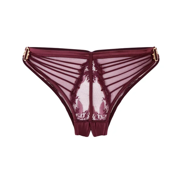 Culotte brésilienne jambes hautes Avela - Rouge
