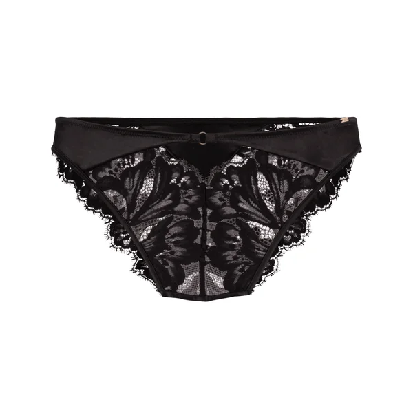 Culotte brésilienne jambes hautes Grace - Noir