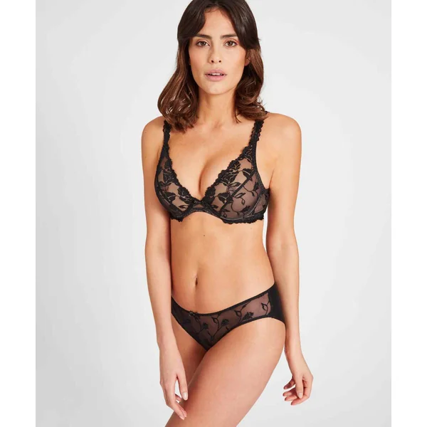 Culotte brésilienne - Noir Aubade Softessence Aubade