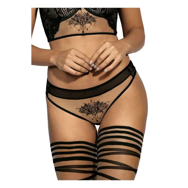 Culotte brésilienne - Noir Axami lingerie