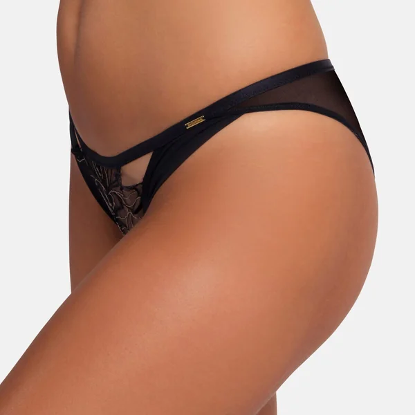 Culotte brésilienne noir Dorina