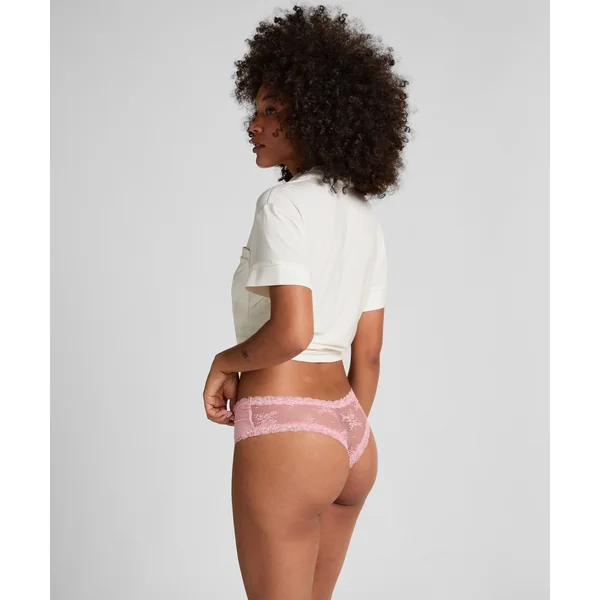 Culotte brésilienne V-Shape Alex - Rose