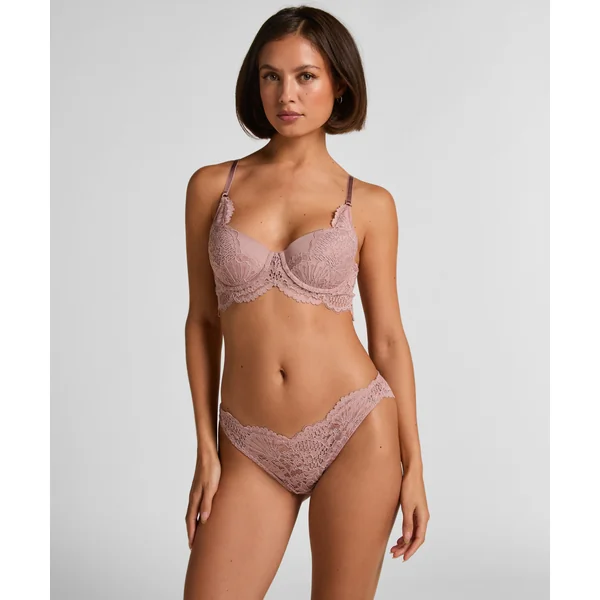 Culotte brésilienne échancrée - Violet