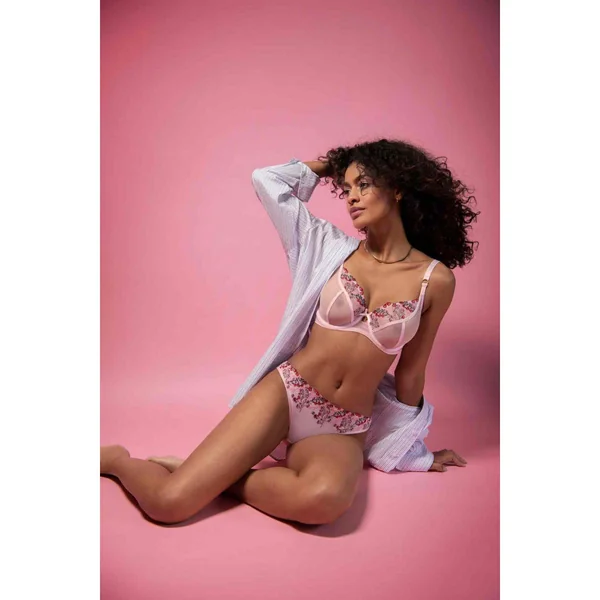 Culotte classique avec broderie florale Rose Freya Freya