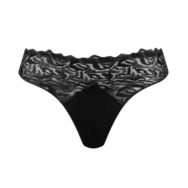 Culotte Classique avec broderie semi-transparente - Noire Louisa Bracq Louisa Bracq