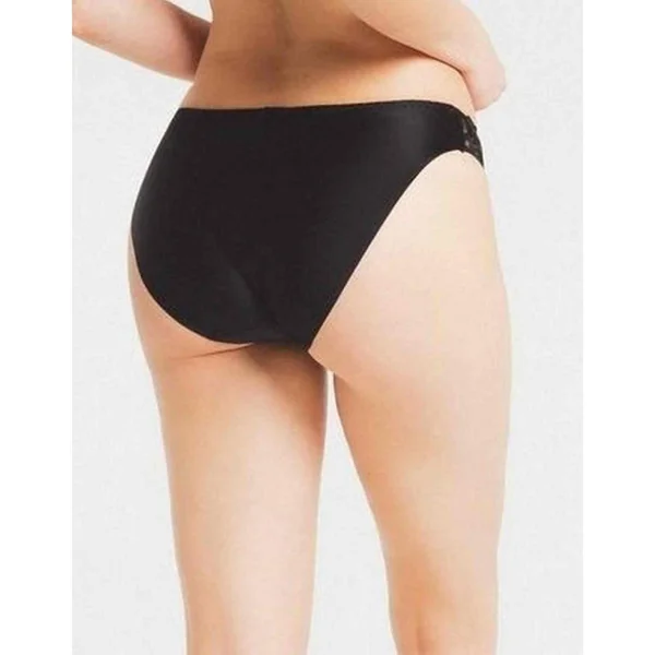Culotte Classique avec broderie semi-transparente - Noire Louisa Bracq Louisa Bracq