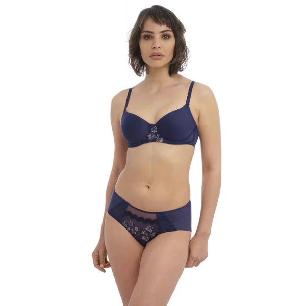 Culotte classique bleu Wacoal lingerie Sakura en nylon Wacoal lingerie