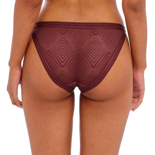 Culotte classique en dentelle graphique Rouge Freya Freya