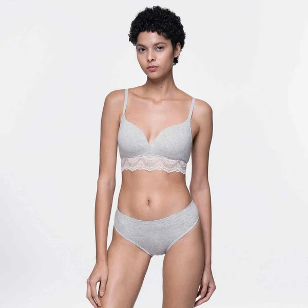 Culotte classique - Grise Dorina en coton Dorina