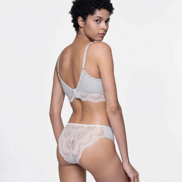 Culotte classique - Grise Dorina en coton Dorina