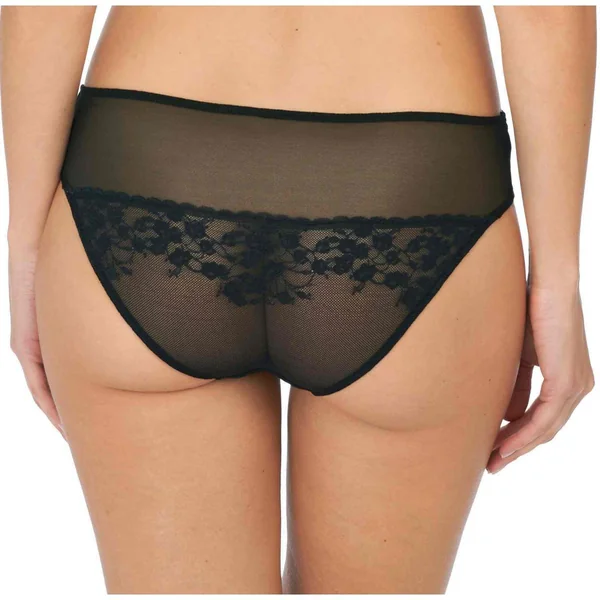 Culotte classique - Noire Natori en nylon Natori