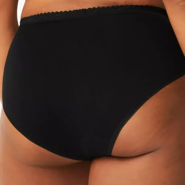 Culotte classique Sloggi Chic Noire en coton Sloggi