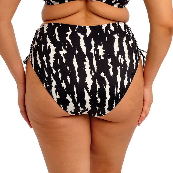 Culotte de bain ajustable - Noir et blanc Elomi Bain