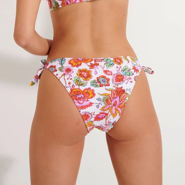 Culotte de Bain blanc florale rose Banana Moon