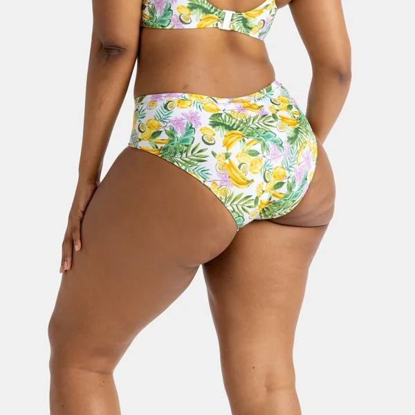 Culotte de bain - Blanc imprimé Dorina Maillots