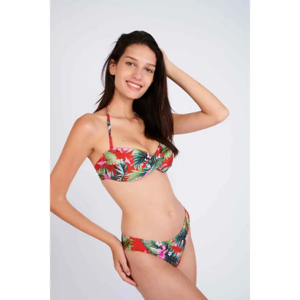 Culotte de Bain Brésilienne - Rouge Banana Moon