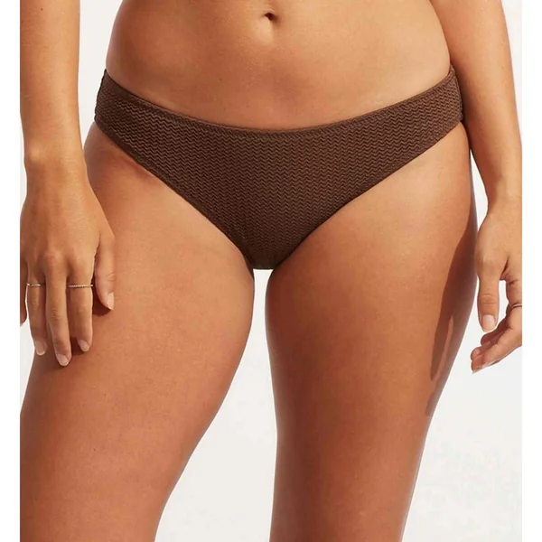 Culotte de bain classique - Marron Sea Dive Seafolly