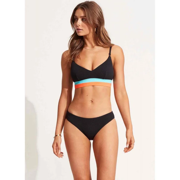 Culotte de bain classique - Noir Sea Dive Seafolly