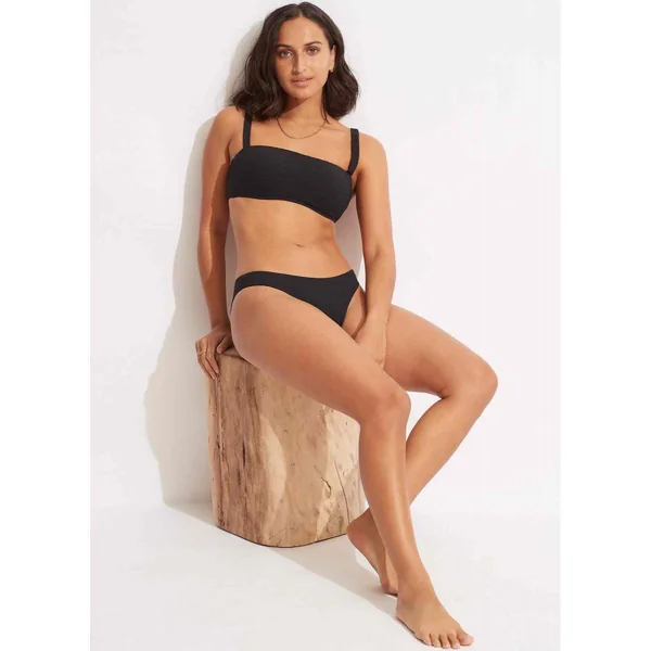 Culotte de bain classique - Noire Willow Seafolly