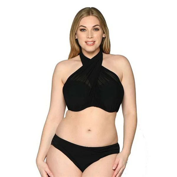 Culotte de bain Curvy Kate Maillot WRAPSODY noire Curvy Kate Maillot Wrapsody