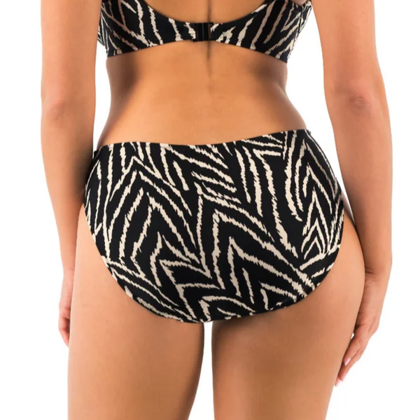 Culotte de bain - Noir avec rayures blanches noir;blanc Fantasie Bain