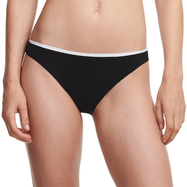 Culotte de bain - Noir/Blanc Chantelle Bain