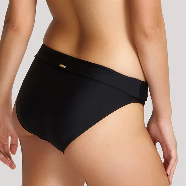 Culotte de bain taille ajustable noire Panache Maillot Anya