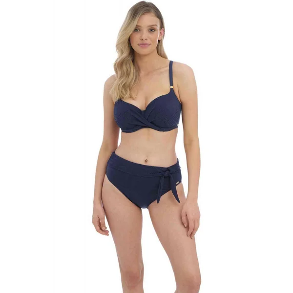 Culotte de bain Taille Haute - Bleue Fantasie Bain OTTAWA en nylon Fantasie Bain