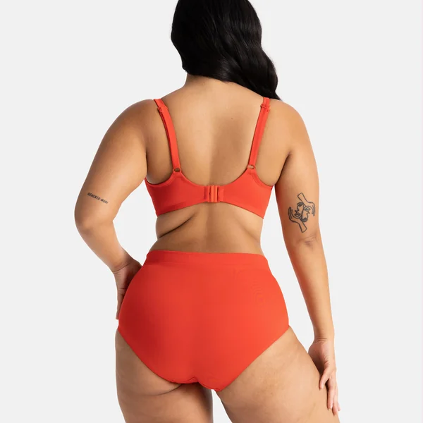 Culotte de bain taille haute - Corail Dorina Maillots