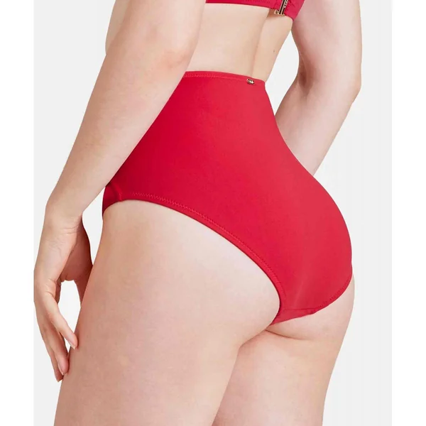 Culotte de bain taille haute rouge Aubade Maillots Ocean Cruise Aubade Maillots