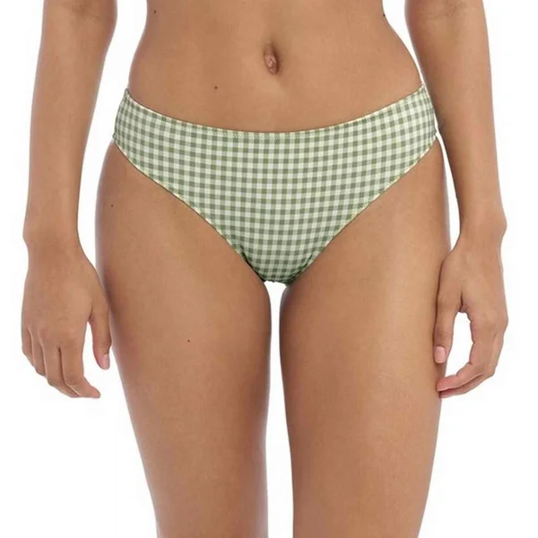 Culotte de bain - Verte CHECK IN en nylon Freya Maillots