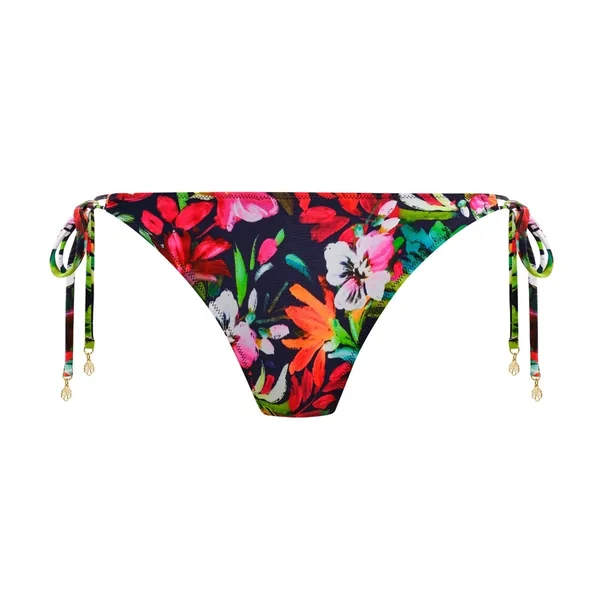 Culotte de bain échancrée bleu marine Freya Maillots